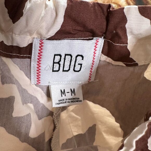 BDG Eva Tie-Front Ruched Strap Trapse Mini Dress - Picture 3 of 5